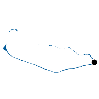 マーシャル諸島共和国無料フリーイラスト｜首都(青)